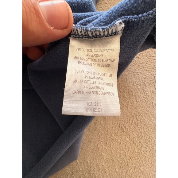 Lolë Long Sleeve Drawstring Waist Sweatshirt Top Women L Blue - Picture 7 of 9